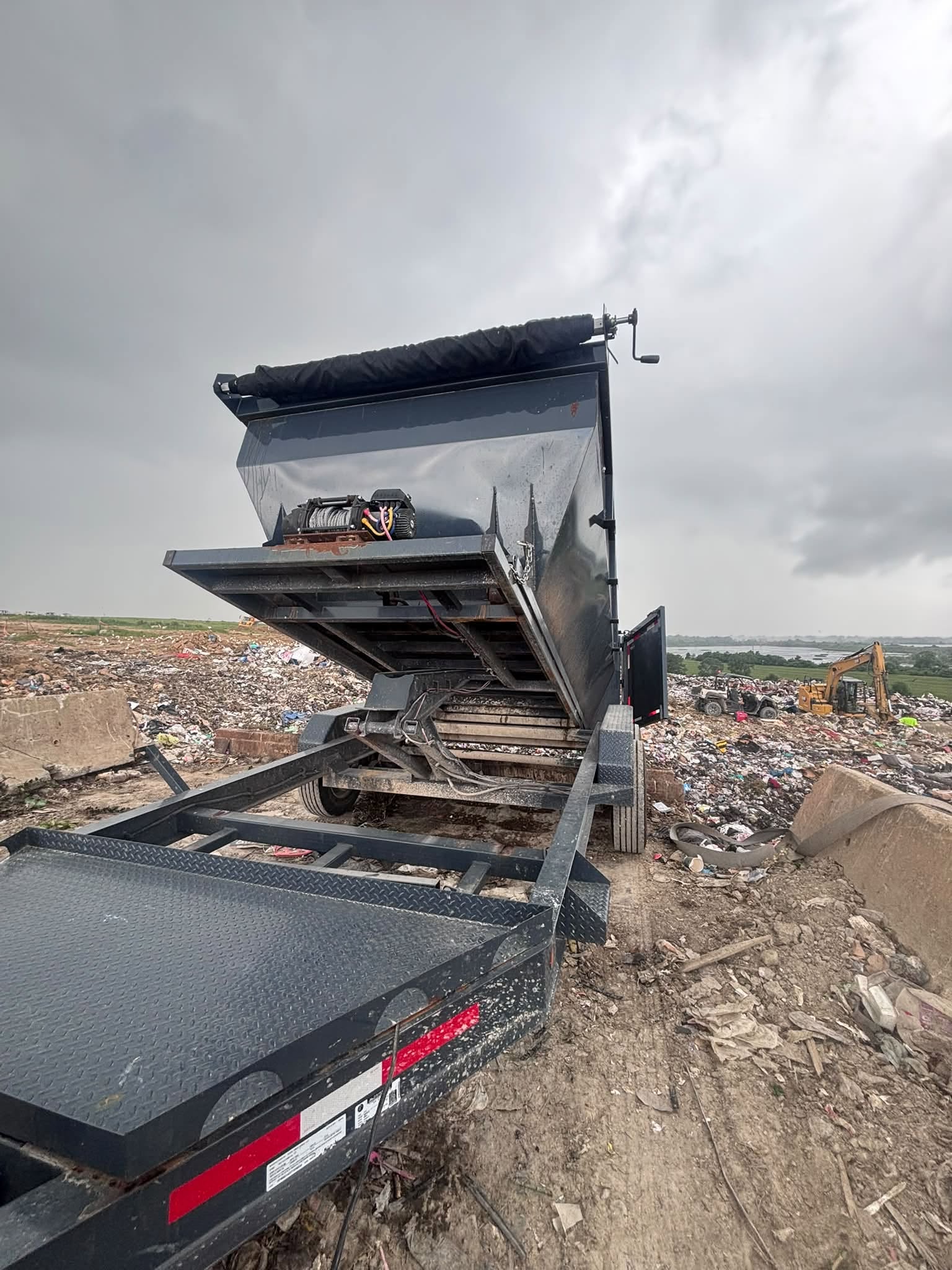 River City rolloff dumpster handling construction debris
